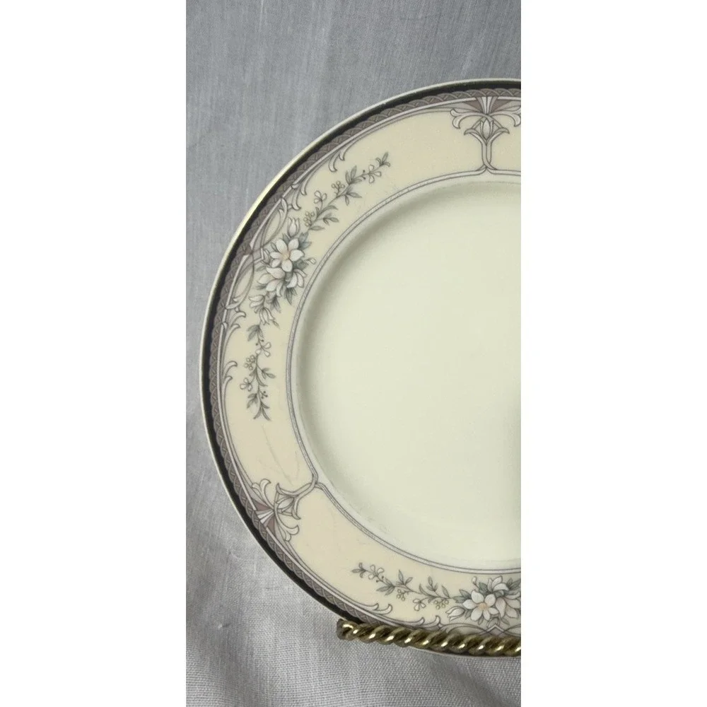 NORITAKE CHURCHILL 9750 SET OF 5 BONE CHINA BREAD & BUTTER‎ PLATES - 6 inch